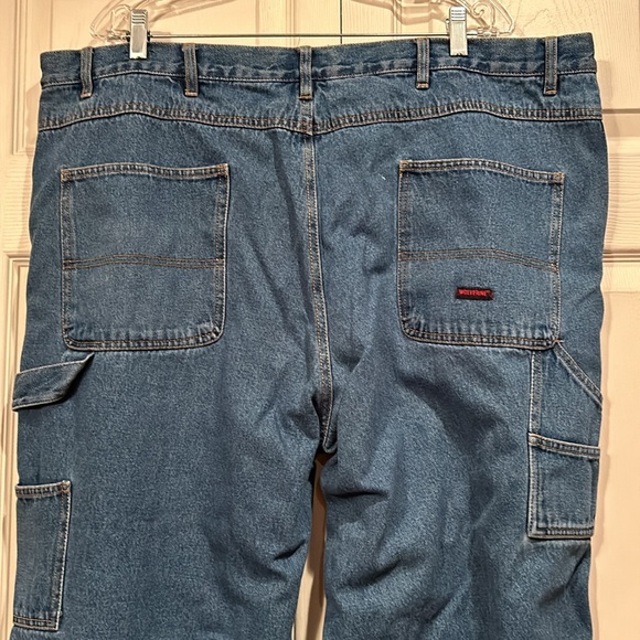 Wolverine 46/32 Flannel lined, Carpenter Style,  Cotton Denim, Jeans - Picture 4 of 10